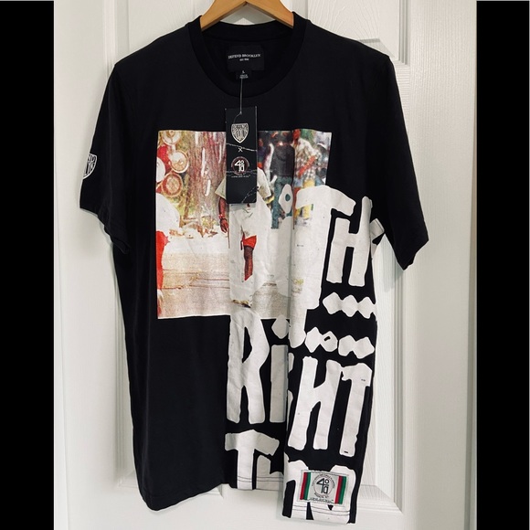 BNWT 'VINTAGE' DEFEND BROOKLYN 40 ACRES & A MULE 'DO THE RIGHT THING" TEE LARGE - Picture 16 of 16